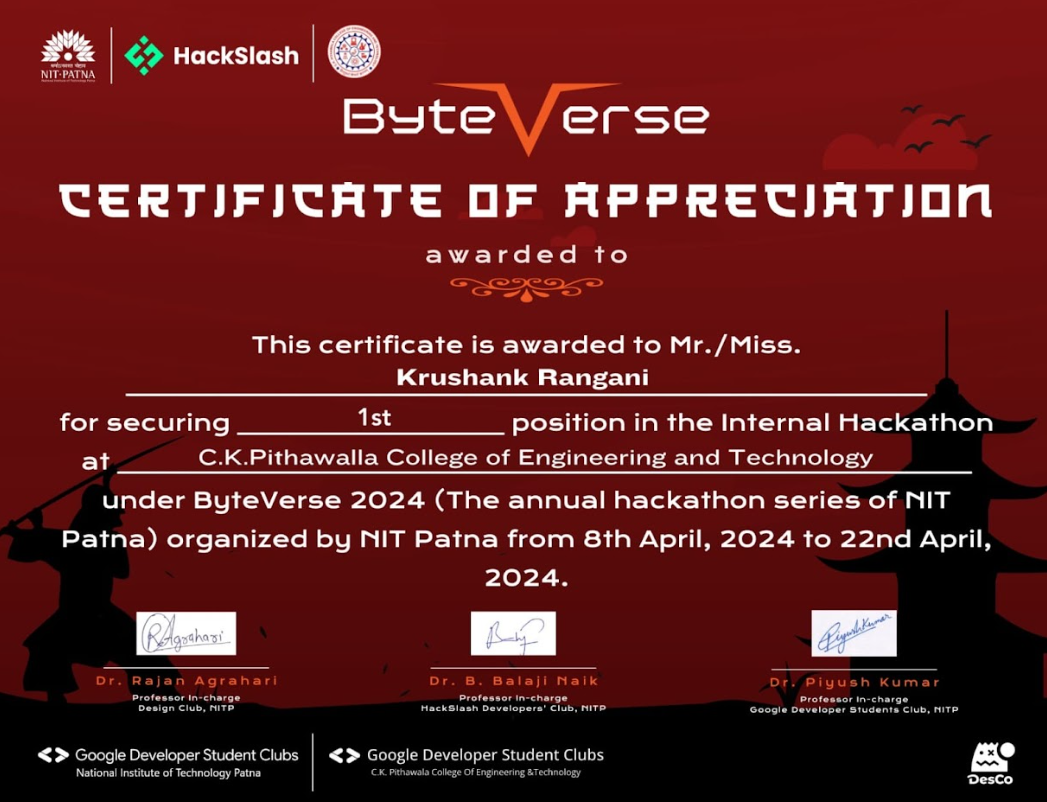 Krushank Rangani